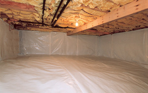 CleanSpace® vapor barrier after in St. Albert