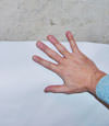closeup of a plastic basement wall covering on concrete in Wainwright